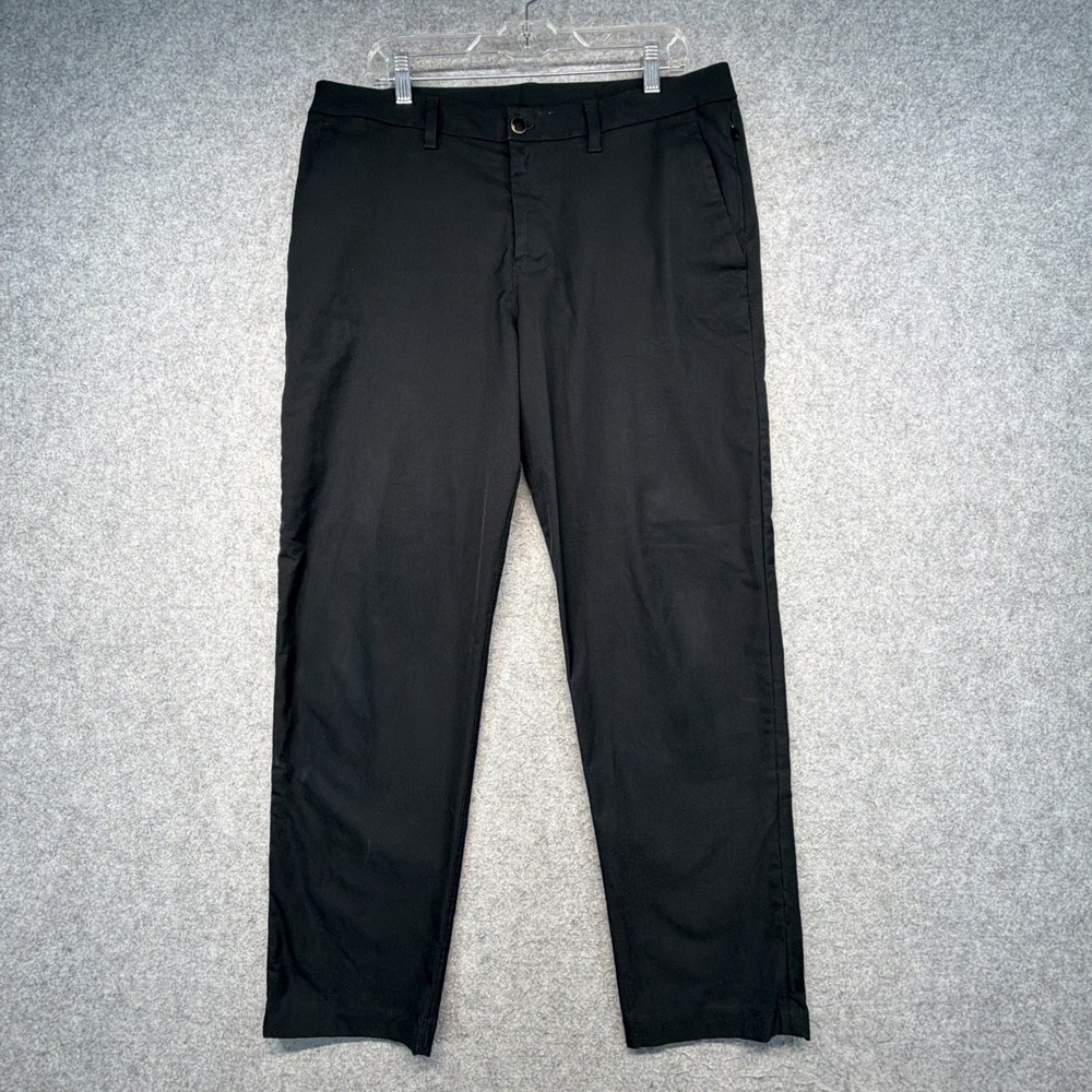Lululemon ABC Pants Mens 36x30 Black Classic Fit 5 Pocket Chino